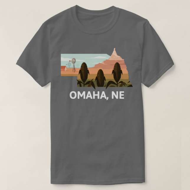 Omaha NE T-Shirt (Design Front)