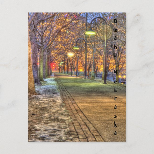 Omaha Nebraksa Postcard (Front)