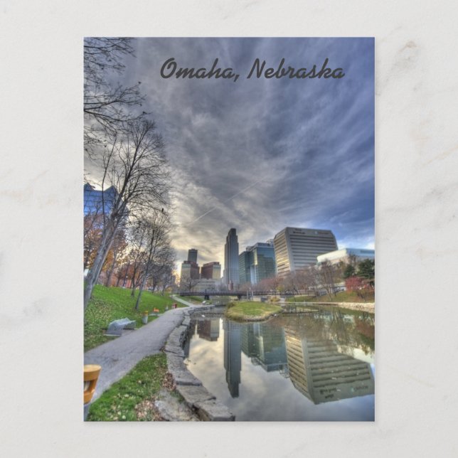 Omaha Nebraksa Postcard (Front)