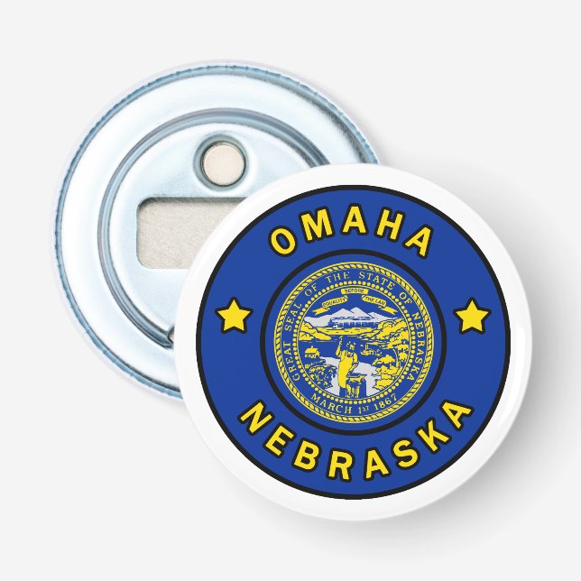 Omaha Nebraska Bottle Opener (Front)