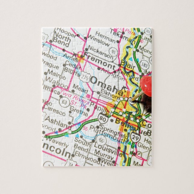 Omaha, Nebraska Jigsaw Puzzle (Vertical)