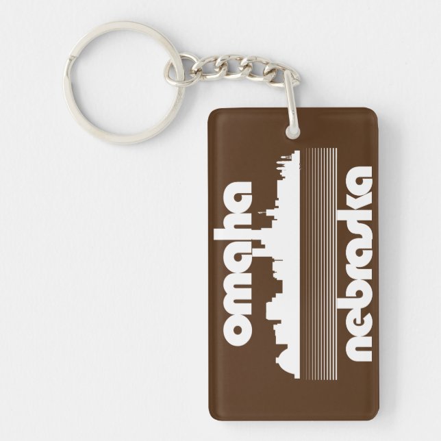 Omaha Nebraska Key Ring (Front)