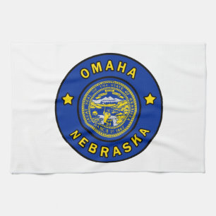 Omaha Nebraska Tea Towel