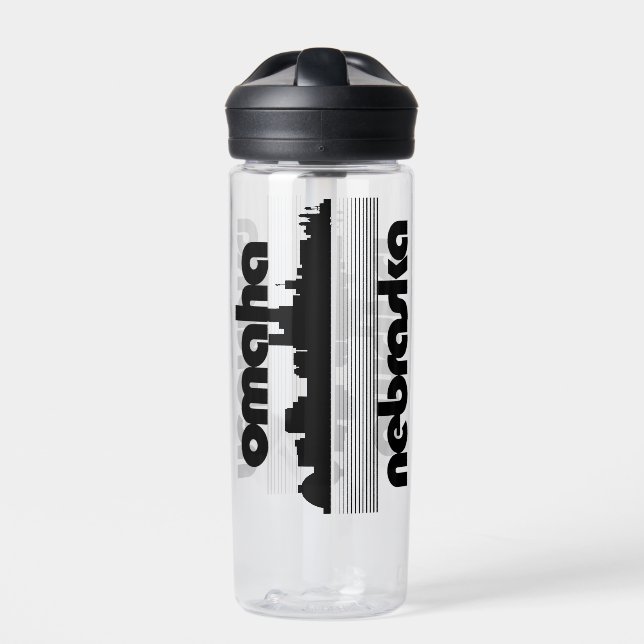 Omaha Nebraska Water Bottle (Front)