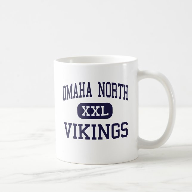 Omaha North - Vikings - High - Omaha Nebraska Coffee Mug (Right)