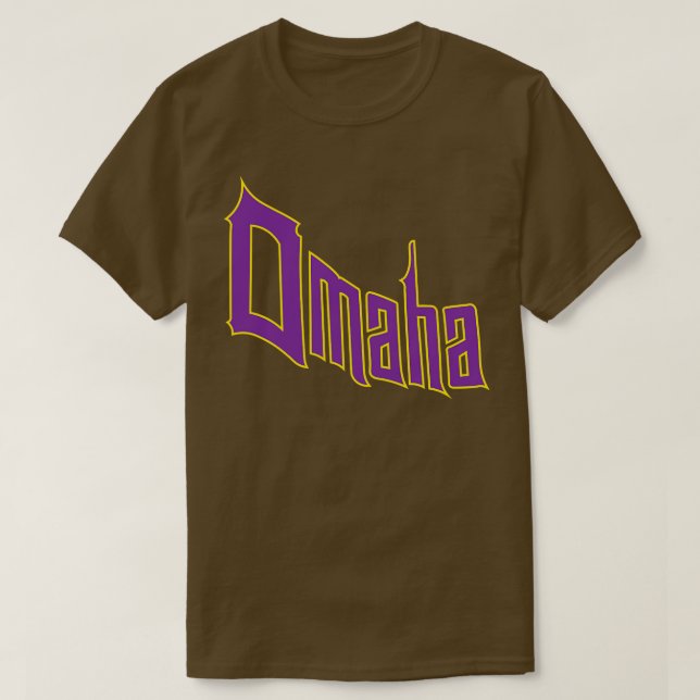 Omaha purple T-Shirt (Design Front)