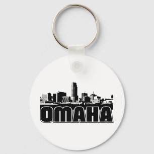 Omaha Skyline Key Ring