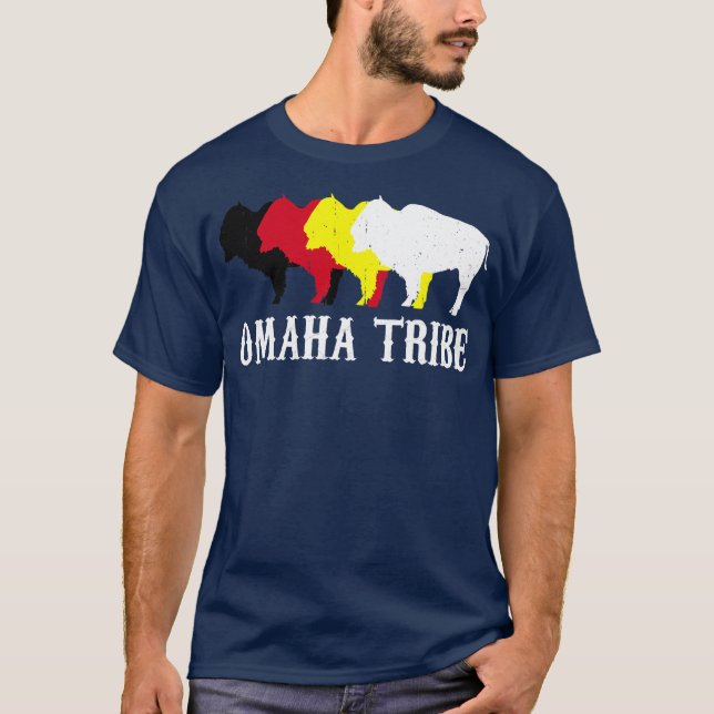Omaha Tribe Sioux Nation Native American Indians T-Shirt (Front)
