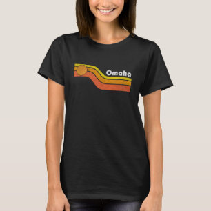 Omaha - Vintage Men Women 70s 80s Graphic Cool Ret T-Shirt