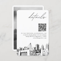 Omaha Wedding Modern Details QR Code