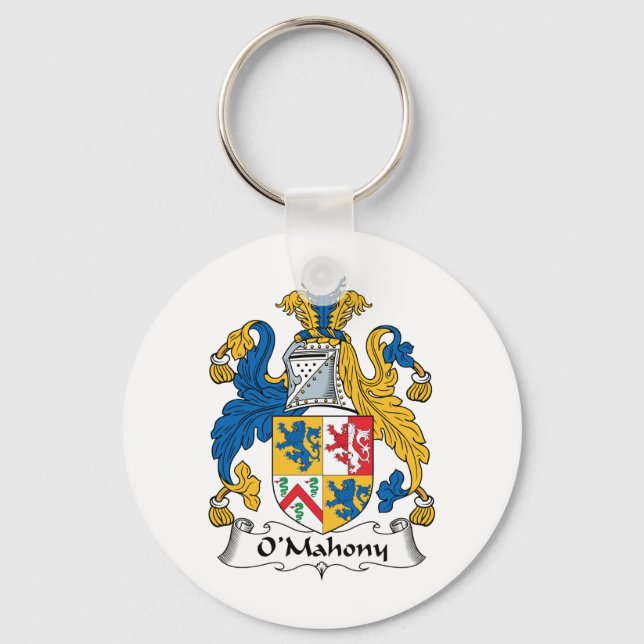 O'Mahony Family Crest Key Ring (Front)