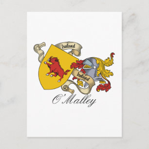 O'Malley Family Crest Postcard