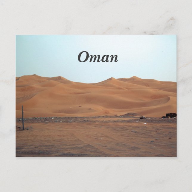 Oman Desert Postcard (Front)