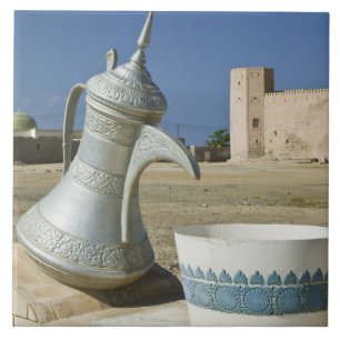 Oman, Dhofar Region, Mirbat. Large Water Carafe Tile