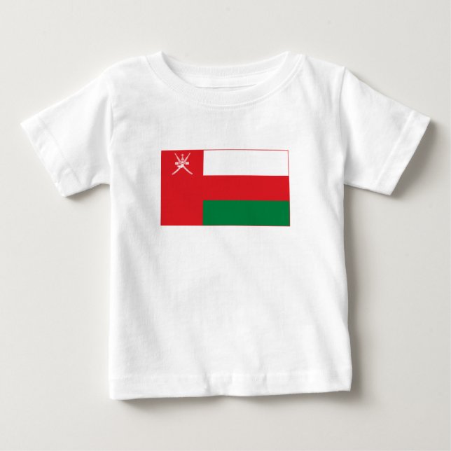 Oman Flag Baby T-Shirt (Front)