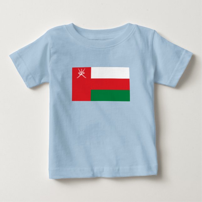 Oman Flag Baby T-Shirt (Front)