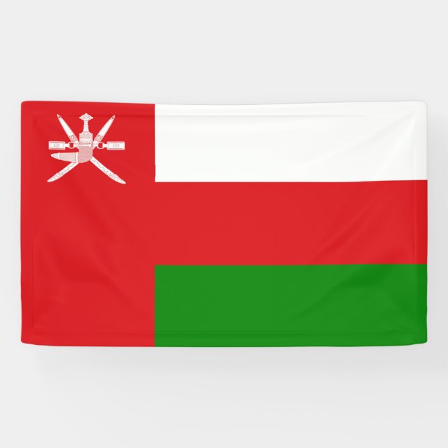 Oman flag banner (Horizontal)