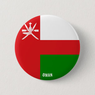 Oman Flag Charming Patriotic 6 Cm Round Badge