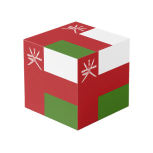 Oman flag cube