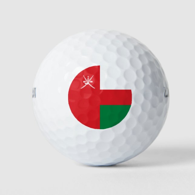 Oman Flag Golf Balls (Front)