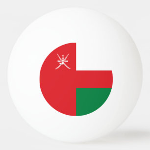 Oman Flag Ping Pong Ball