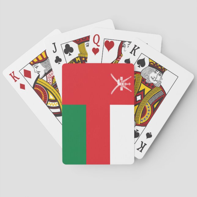 Oman Flag Playing Cards (Back)