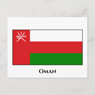 Oman Flag Postcard