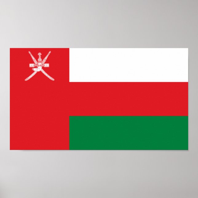 Oman Flag Poster (Front)