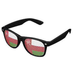 Oman flag retro sunglasses