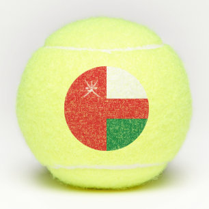 Oman Flag Tennis Balls