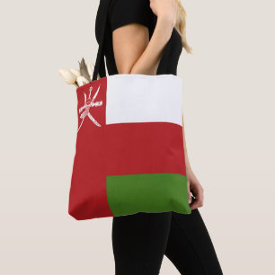 Oman flag tote bag