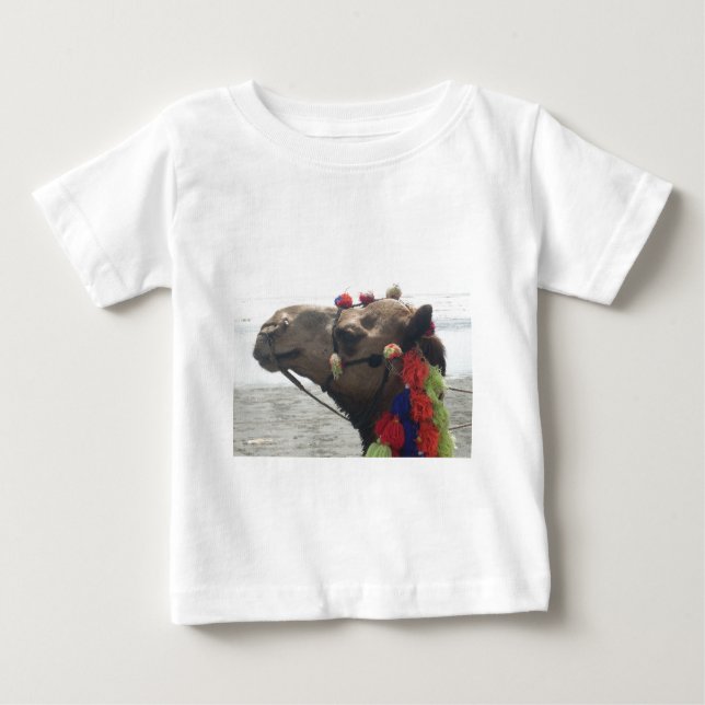 Oman Muscat Camel Photo Art Print Baby T-Shirt (Front)