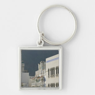 Oman, Muscat, Mutrah. Mutrah Corniche Mosque and Key Ring