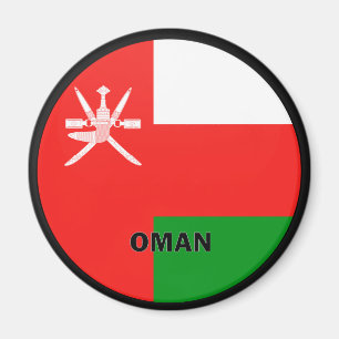 Oman Roundel quality Flag Magnet