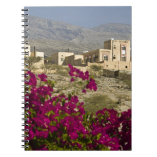 Oman, Western Hajar Mountains, Al Hamra. Town Spiral Notebook