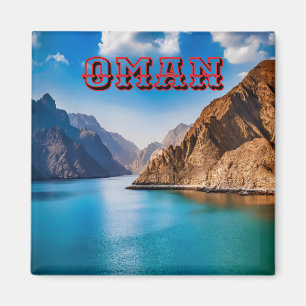 Oman's Scenic Landscape Magnet