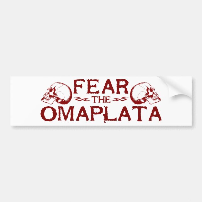 Omaplata Bumper Sticker (Front)