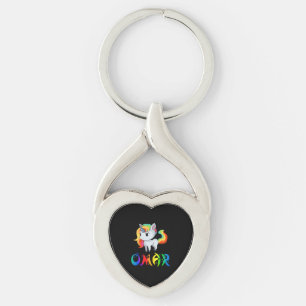 Omar Unicorn Key Ring