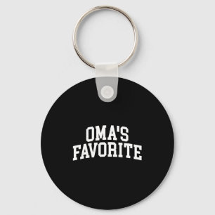 Oma's Favorite Grandkids Key Ring