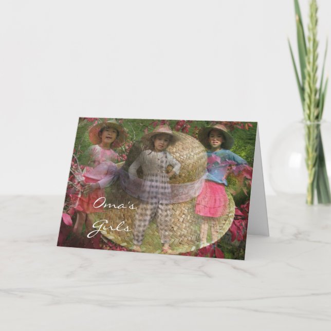 Oma's Girls Card (Front)