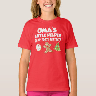 Oma's Little Helper Christmas Cookies T-Shirt