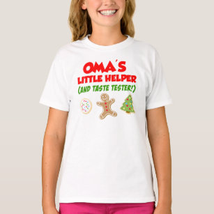 Oma's Little Helper Christmas Cookies T-Shirt