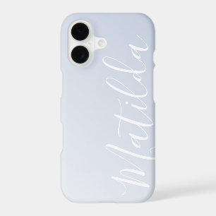 Ombre Blue Violet Grey Personalised Name