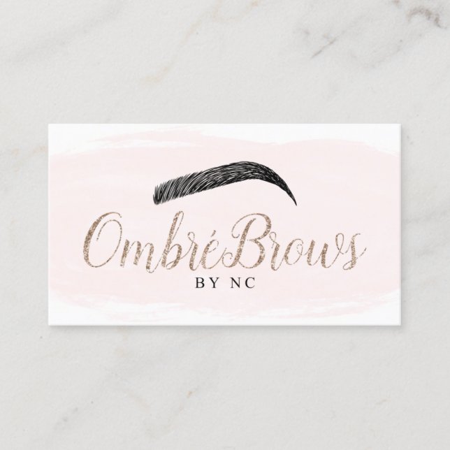 Ombre Brows Custom Business Cards (Front)