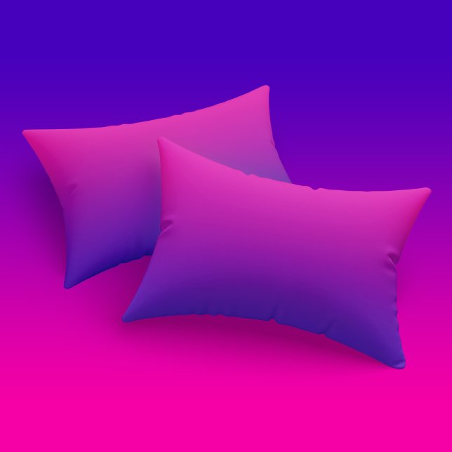 Ombre Electric Hot Pink Purple Feminine Gradient Pillowcase (Creator Uploaded)