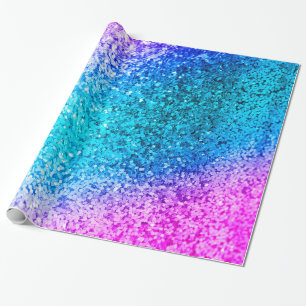Ombre Glitter Wrapping Paper
