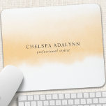 Ombre Gold Watercolor Minimalist Business Mouse Pad<br><div class="desc">Ombre Gold Watercolor Minimalist Business Mouse Pad. Perfect for a feminine business look for hair stylists,  makeup artist,  cosmetologist,  and more!</div>