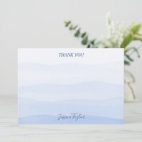 Ombre Gradient Dip Dye Blue Bridal Shower