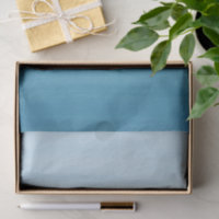Ombre Gradient Dip Dye Ocean Blue