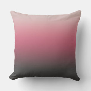 Ombre Grey Pink Light Cream Gradient Cushion